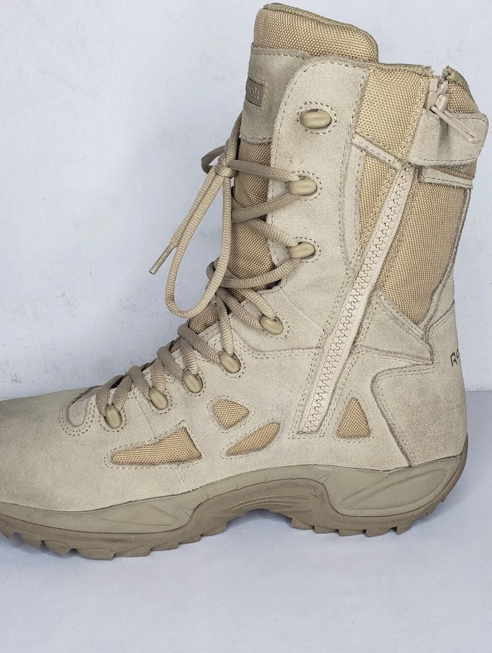 Reebok ONE RIGHT BOOT ONLY Men's Hi Tactical Boot Tan REPLACEMENT  Size 13 Wide